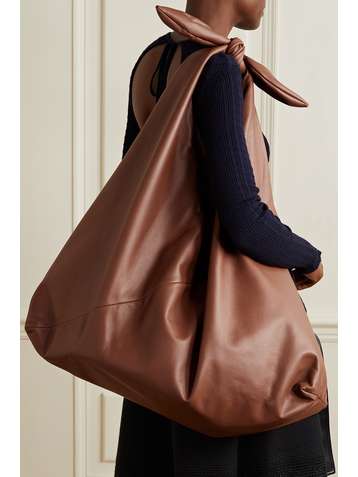 GABRIELA HEARST Hildegard Tote aus Leder mit Knoten