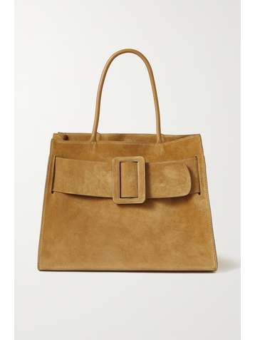 BOYY Sac à main en daim et en cuir à boucle Bobby Soft