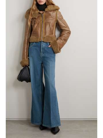PETAR PETROV Ginger low-rise wide-leg jeans