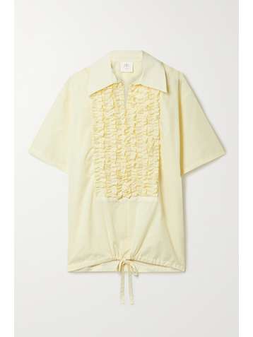 RENAISSANCE RENAISSANCE Blouse en voile à volants et à liens Rudy - The Vanguard
