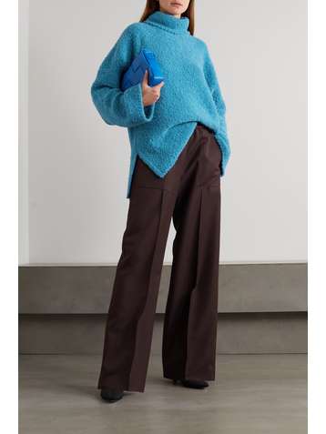 GAUCHERE Tidus oversized bouclé turtleneck sweater