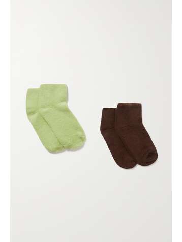 BASERANGE Set aus zwei Paar Socken aus einer Baumwollmischung