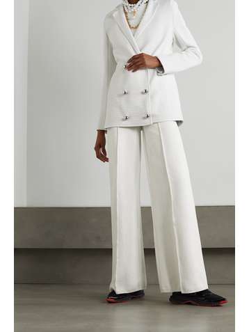 AZ FACTORY Pantalon large en piqué stretch SuperTech-SuperChic
