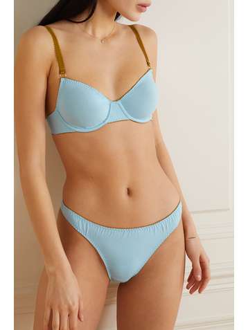 DORA LARSEN + NET SUSTAIN Marley String aus Biobaumwoll-Jersey mit Stretch-Anteil