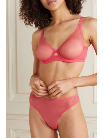 AGENT PROVOCATEUR Lucky Bügel-BH aus Stretch-Tüll
