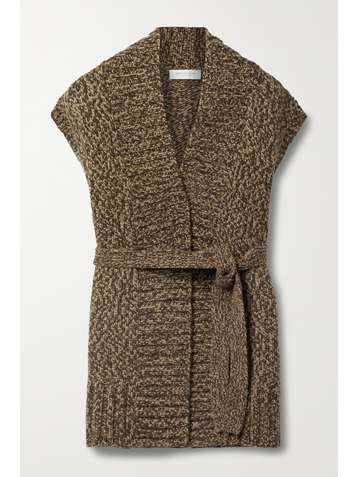 MICHAEL KORS COLLECTION Belted cashmere cardigan