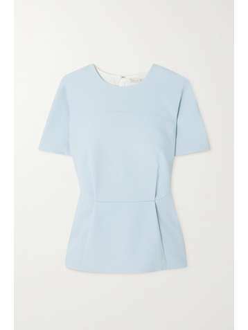 EMILIA WICKSTEAD Reed crepe peplum top