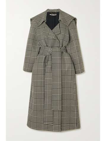 EMILIA WICKSTEAD Elroy houndstooth merino wool trench coat