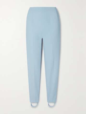 EMILIA WICKSTEAD Madge stretch-crepe straight-leg stirrup pants
