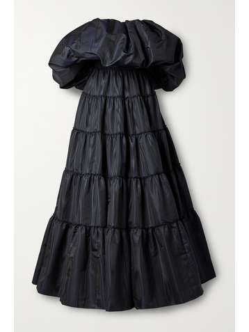JASON WU COLLECTION Off-the-shoulder tiered moire gown