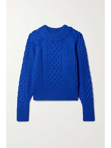 EMILIA WICKSTEAD Emory cable-knit wool sweater