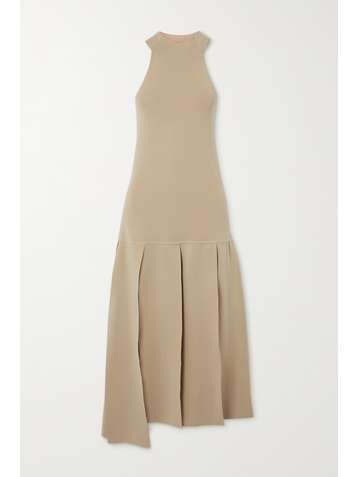 ZEYNEP ARCAY Asymmetric stretch-knit midi dress