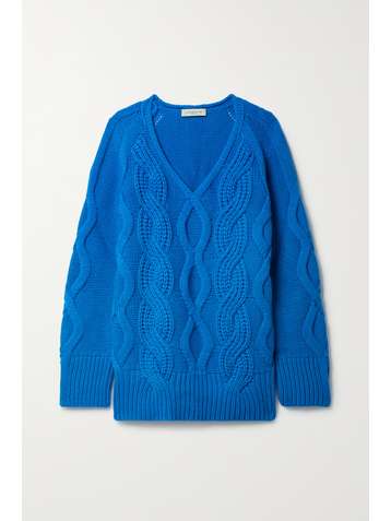 LAFAYETTE 148 Pull en cachemire à mailles torsadées Infinity