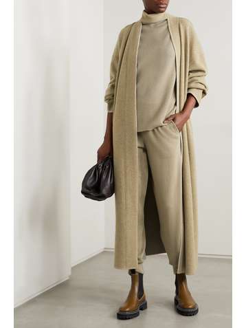 LAFAYETTE 148 Pull sans manches à col roulé en cachemire mélangé