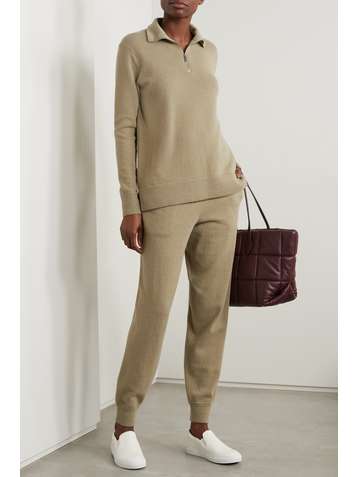 LAFAYETTE 148 Pantalon de survêtement en laine et cachemire mélangés