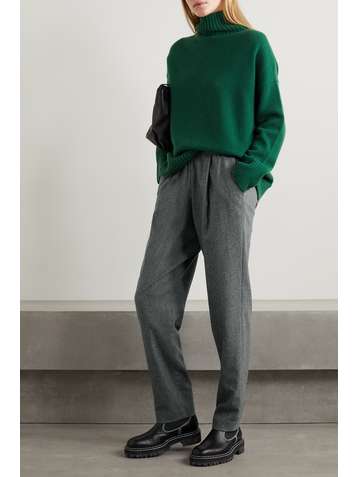 LAFAYETTE 148 Pantalon fuselé en laine et cachemire mélangés Ashland