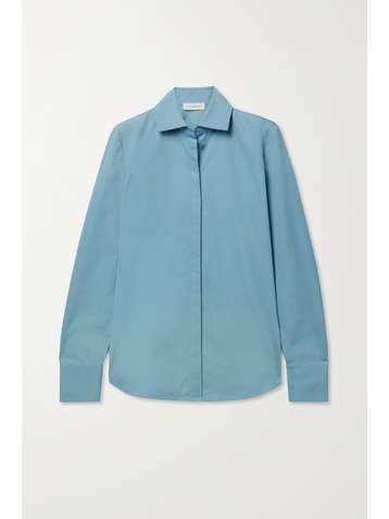 LAFAYETTE 148 Hayward cotton-poplin shirt