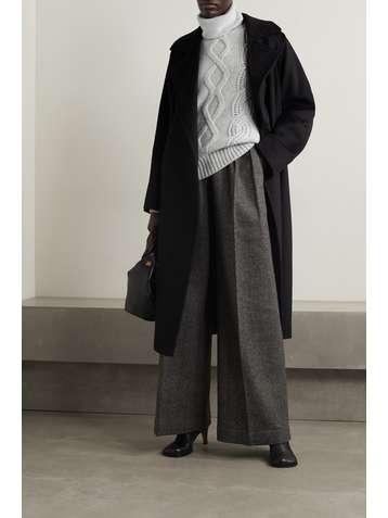 LAFAYETTE 148 Pull à col roulé en cachemire à mailles torsadées Infinity