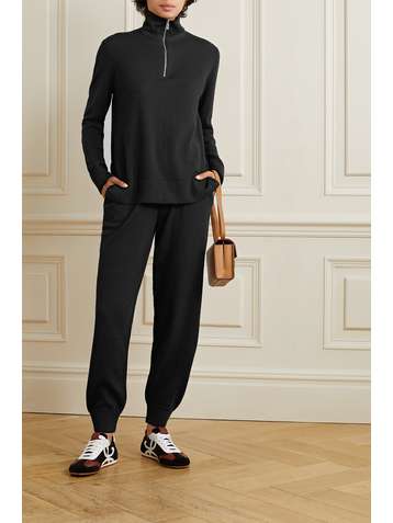 LAFAYETTE 148 Pantalon de survêtement en laine et cachemire mélangés
