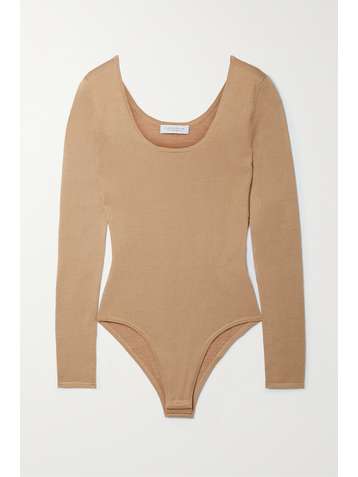 GABRIELA HEARST Emily cashmere and silk-blend bodysuit