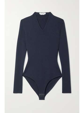 GABRIELA HEARST Jasmine wool and cashmere-blend bodysuit