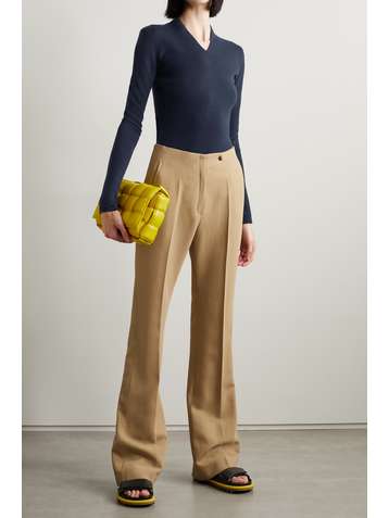 GABRIELA HEARST Jasmine wool and cashmere-blend bodysuit