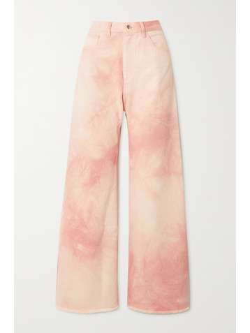 MARQUES' ALMEIDA + NET SUSTAIN tie-dyed organic boyfriend jeans