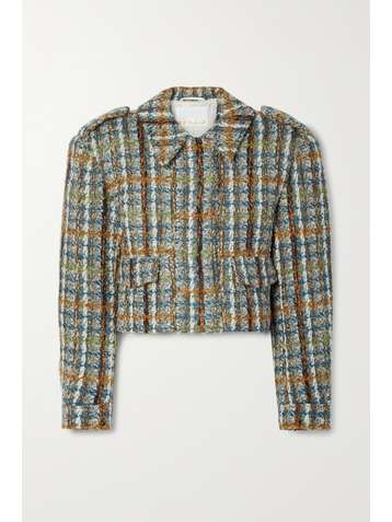 REMAIN BIRGER CHRISTENSEN Lona checked bouclé-tweed jacket