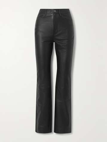 REMAIN BIRGER CHRISTENSEN Lynn leather straight-leg pants