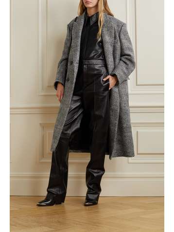 ISABEL MARANT Lojimiko oversized double-breasted wool coat