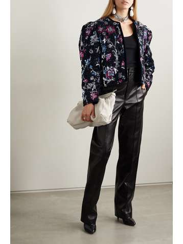 ISABEL MARANT Marjoya embellished velvet jacket