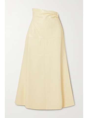 NANUSHKA Jupe midi en cuir vegan Melody