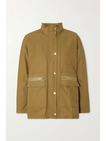 3.1 PHILLIP LIM Parka convertible en faille de coton mélangé et en tissu technique matelassé