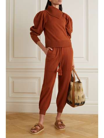 ULLA JOHNSON Riley asymmetric wool sweater