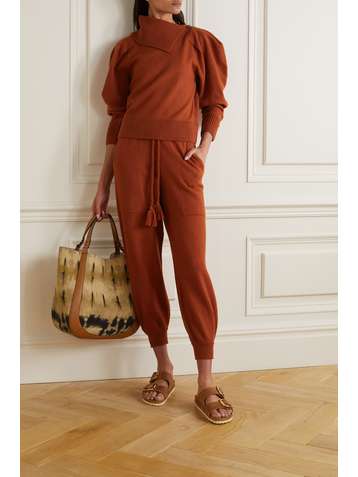 ULLA JOHNSON Alfie wool track pants