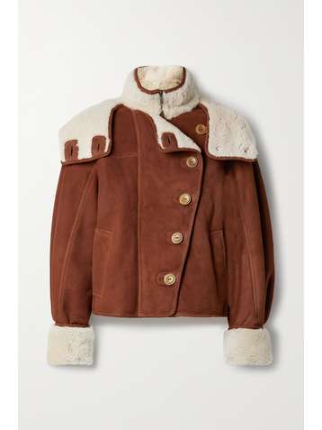 ULLA JOHNSON Robbie hooded shearling jacket