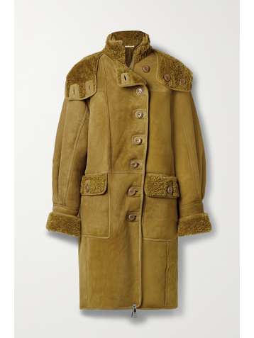 ULLA JOHNSON Alberta hooded shearling coat