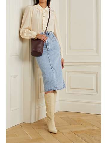 ULLA JOHNSON Philipa ruffled silk shirt