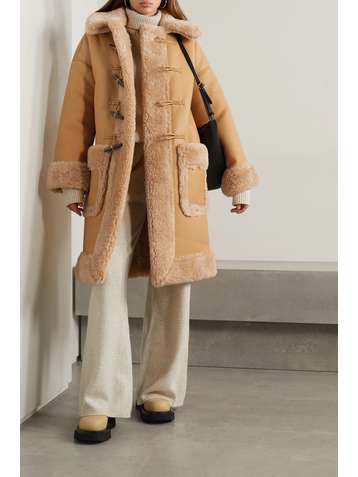 A.L.C. Brunswick Oversized-Mantel aus Shearling-Imitat