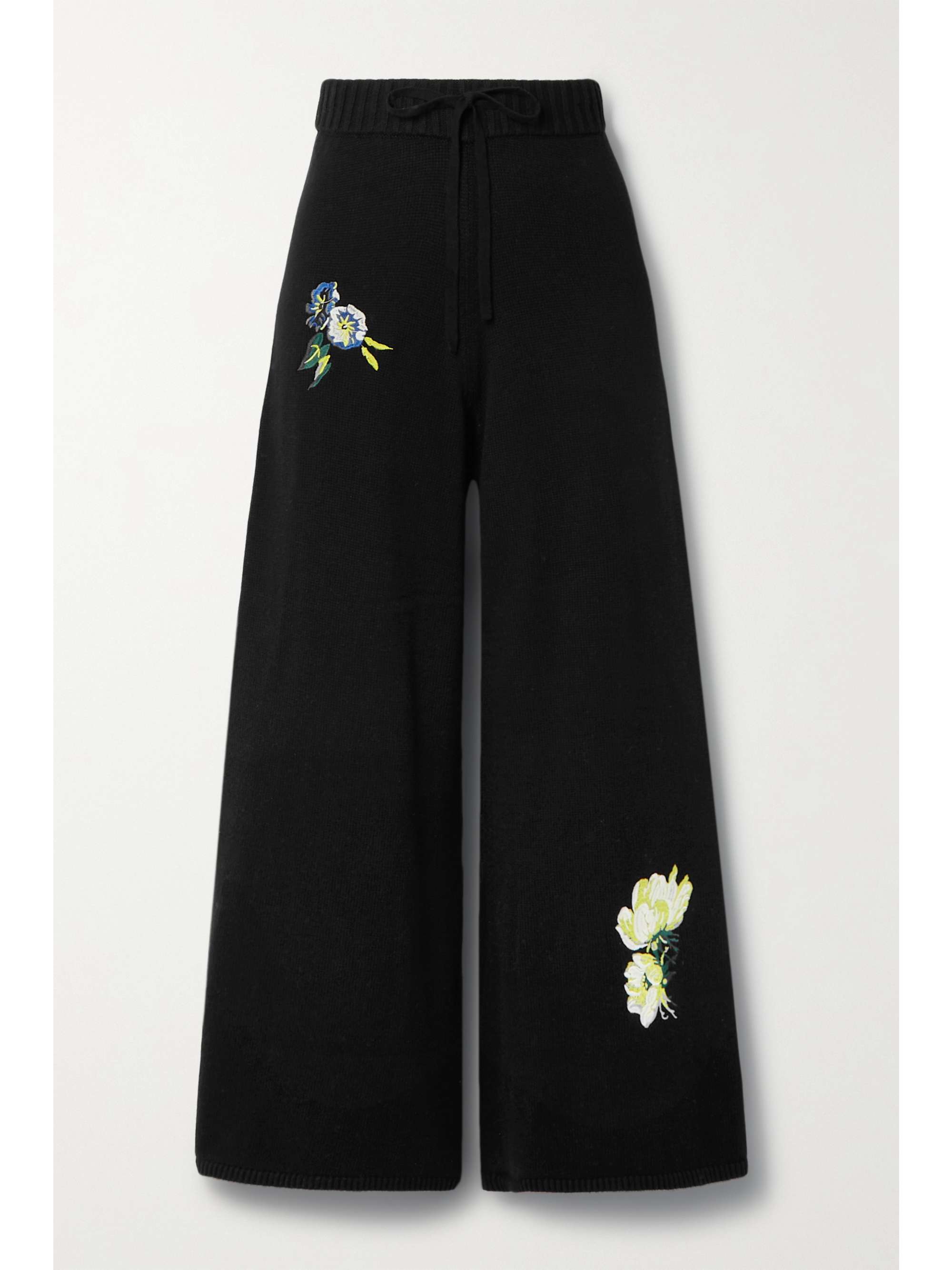 Fabel floral-embroidered cotton-blend 