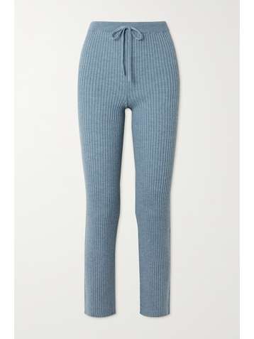 MARQUES' ALMEIDA Ribbed merino wool flared pants