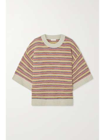 SEE BY CHLOÉ Striped wool-blend sweater