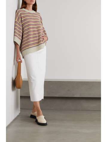 SEE BY CHLOÉ Striped wool-blend sweater