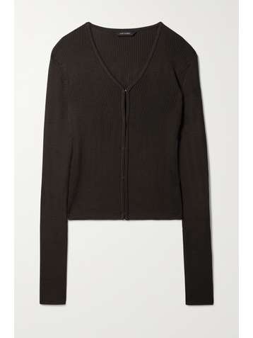 LOW CLASSIC Cardigan en mailles côtelées