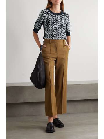 SEE BY CHLOÉ Jacquard-knit wool-blend sweater