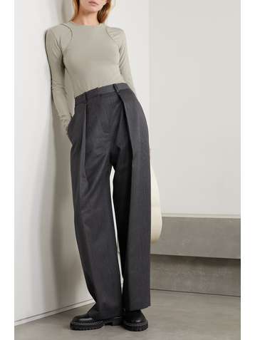 LOW CLASSIC Mehrlagiges Oberteil aus Jersey aus einer Bio-Pima-Baumwollmischung mit Cut-outs