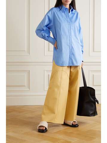 VICTORIA, VICTORIA BECKHAM Cotton-poplin shirt