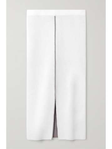 VICTORIA, VICTORIA BECKHAM Midirock aus Merinowolle