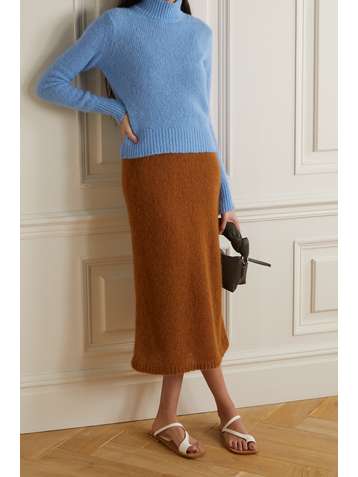 DRIES VAN NOTEN Till alpaca-blend turtleneck sweater