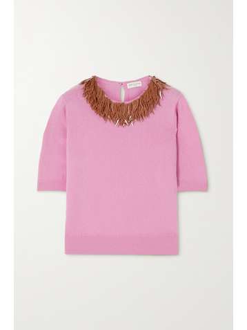 DRIES VAN NOTEN Tamsen paillette-embellished wool sweater